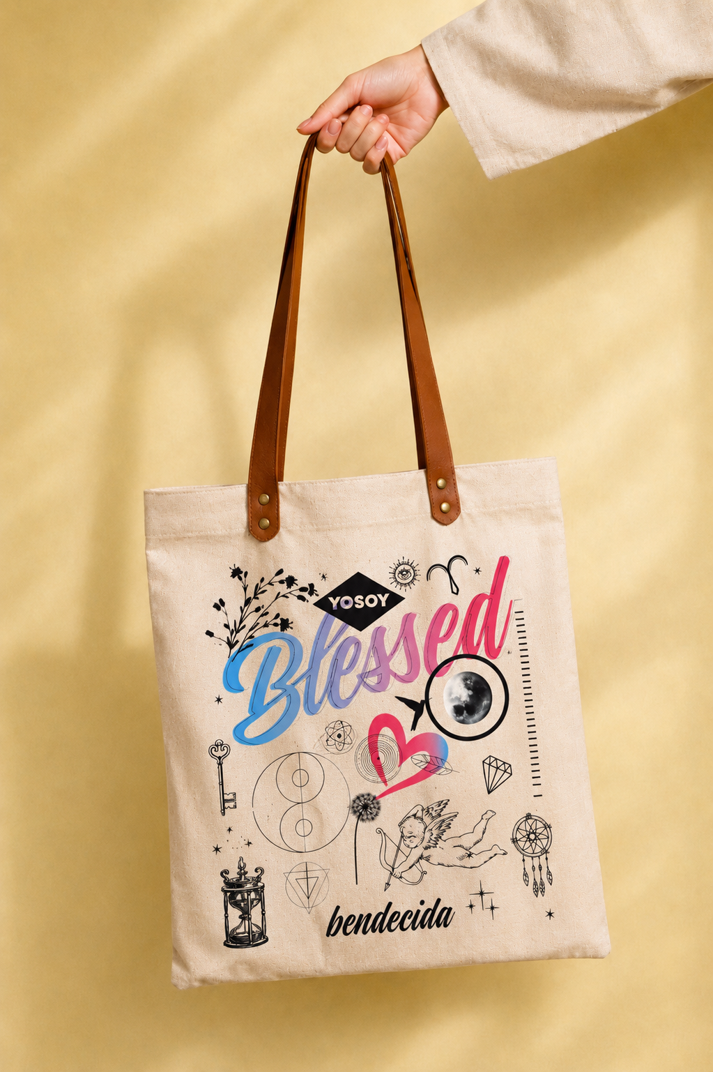 Tote bag YO SOY bendecida - Imagen 4